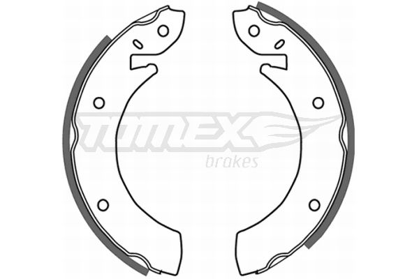 TOMEX BRAKES stabdžių trinkelių komplektas TX 20-96